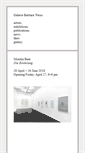 Mobile Screenshot of galeriebarbaraweiss.de